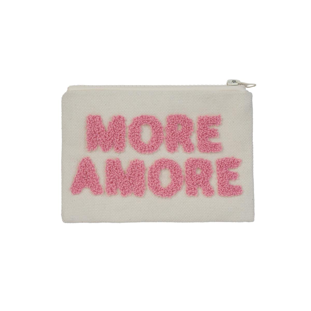 Kozmetická taška KIA - ružová/béžová, Basics, kov/textil (16,5/10,5cm) - Mömax