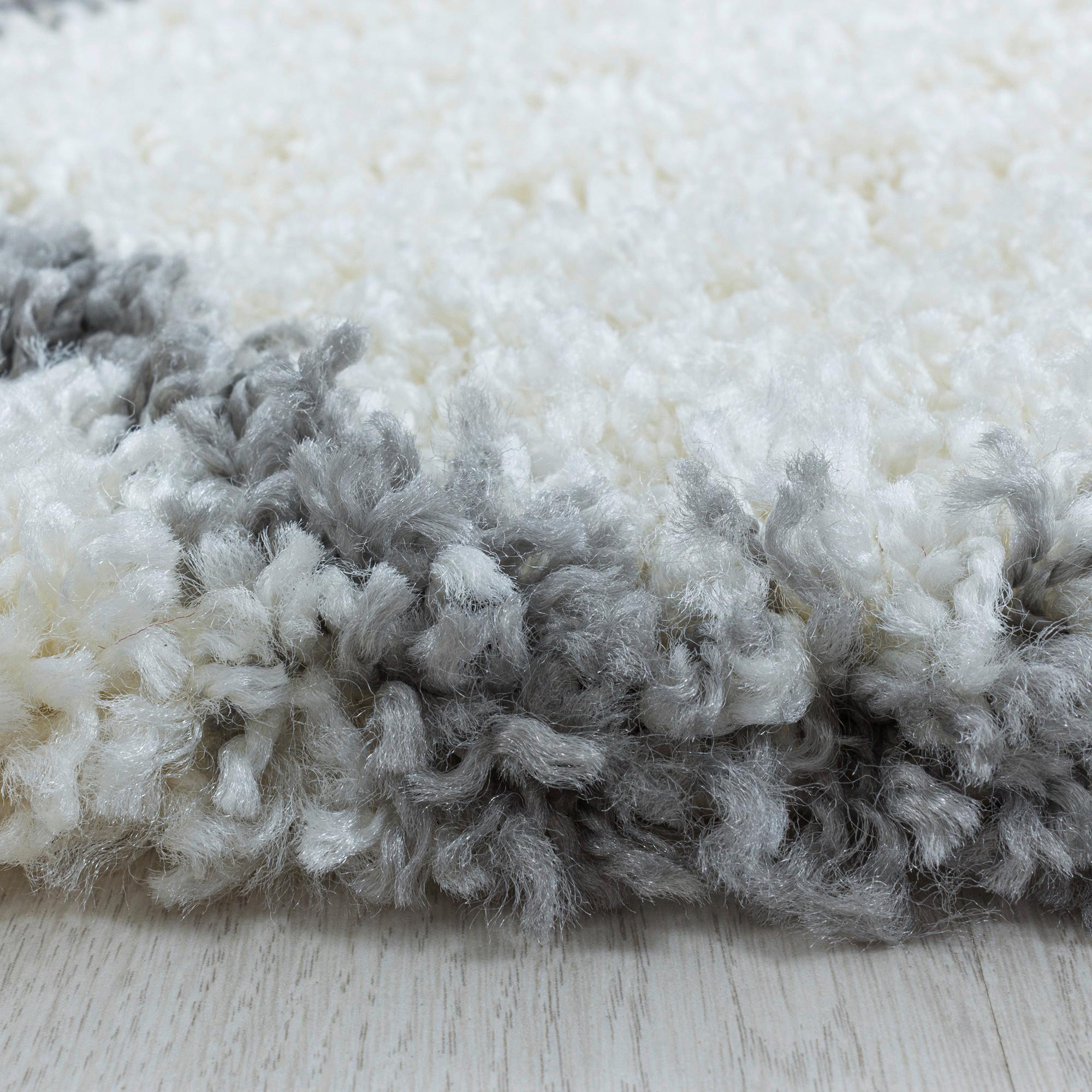 Webteppich Creme Naturfaser Salsa Ø 80 cm - Creme, Design, Textil (80cm)