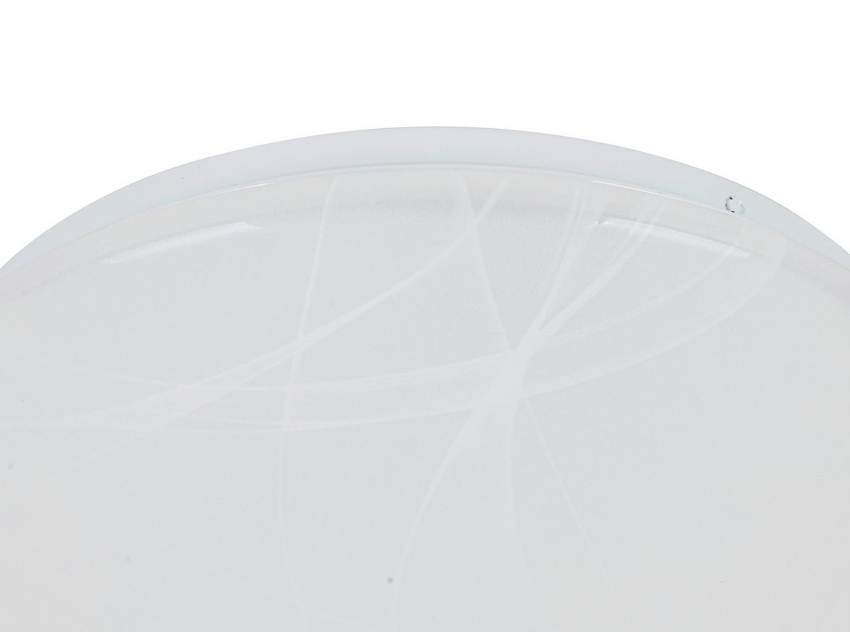 STROPNÉ LED SVIETIDLO ALABAST - biela/alabastrová, Design, kov/plast (29/8,8cm) - Mömax