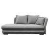 Relaxliege Latte L: 224 Cm Grau Mit Bettkasten - Silberfarben/Grau, Design, Textil (224/84/99/107cm) - MID.YOU