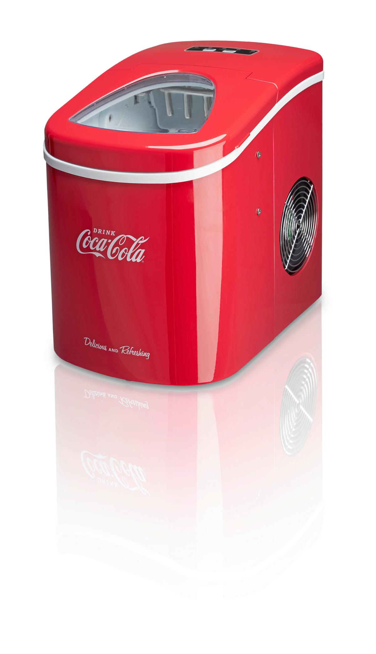 Eiswürfelmaschine Seb-14cc - Rot/Weiß, Basics, Kunststoff (24.2/32.8/35.8cm)