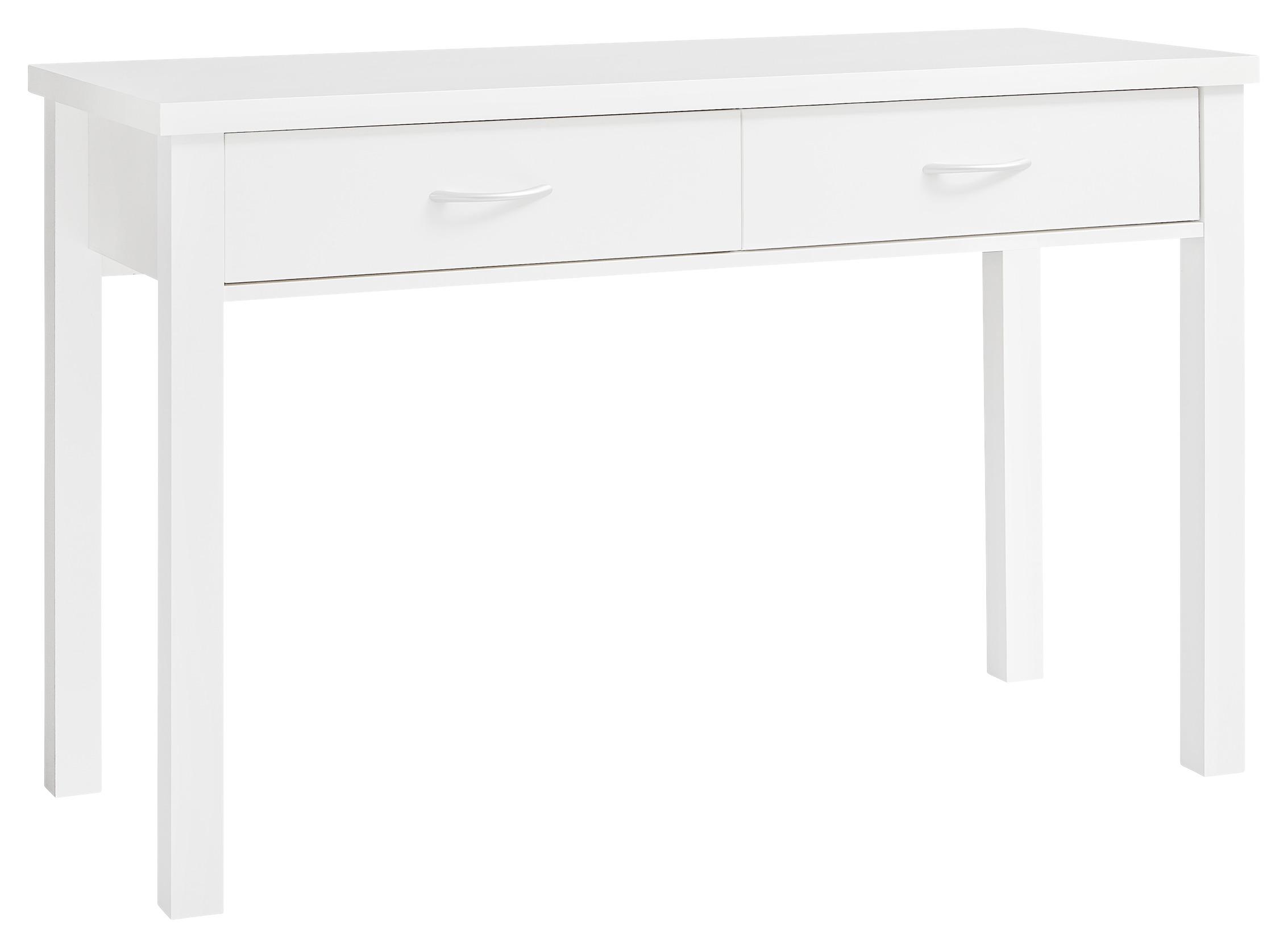 Schreibtisch Sam B: ca. 120 cm Weiß