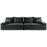 Bigsofa Be Relaxed - Dunkelgrün/Schwarz, MODERN, Textil (314/67/125cm) - MID.YOU