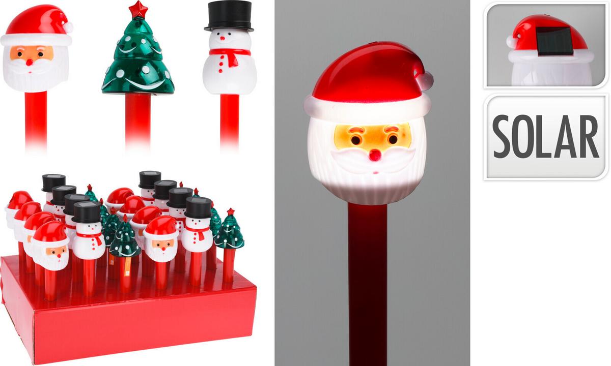 Led Szolárlámpa Karácsonyi Formák - Basics, műanyag (6/6/24cm)