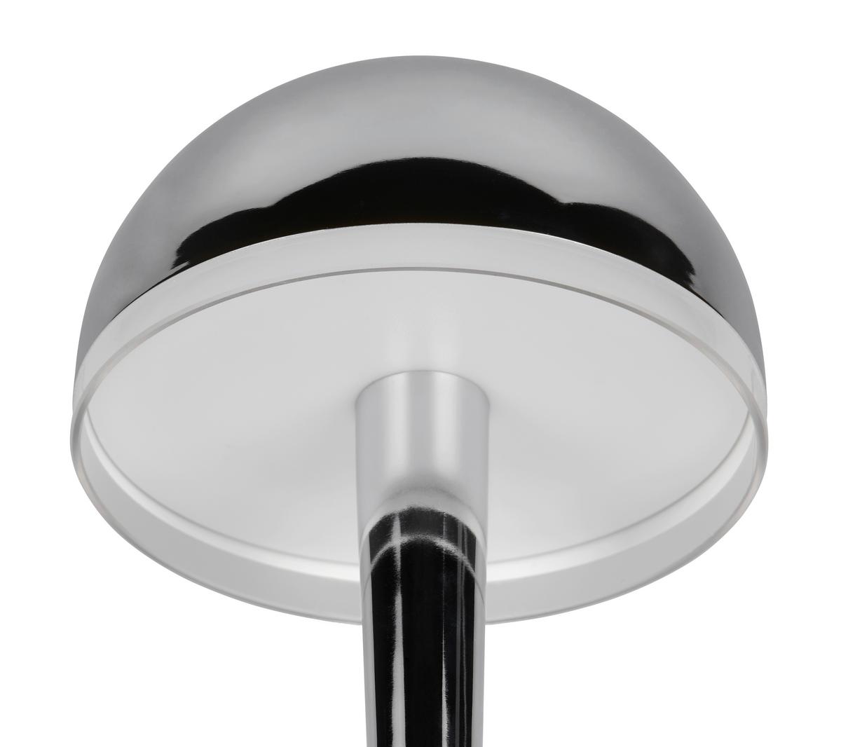 LED-Stehleuchte, dimmbar R44541106 - Chromfarben/Transparent, Basics, Kunststoff/Metall (22/130,5cm)