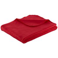 FLEECOVÁ DEKA Bea, 130/160 cm - červená, textil (130/160cm) - Modern Living