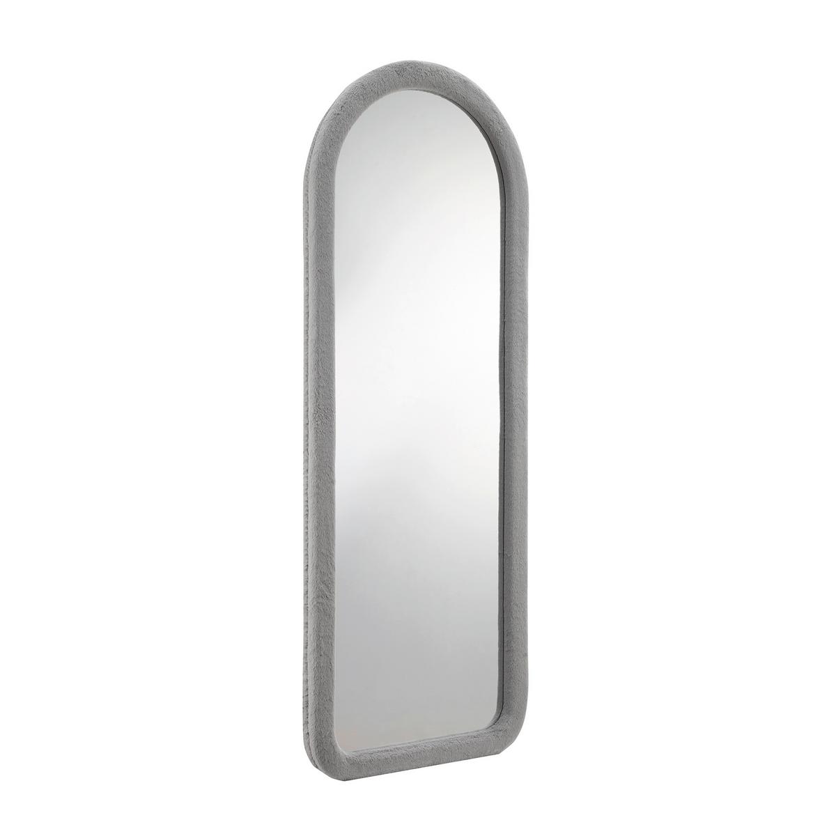 Standspiegel Hellgrau B: 60 cm - Hellgrau, Design, Glas/Holzwerkstoff (60/160/3cm) - Livetastic