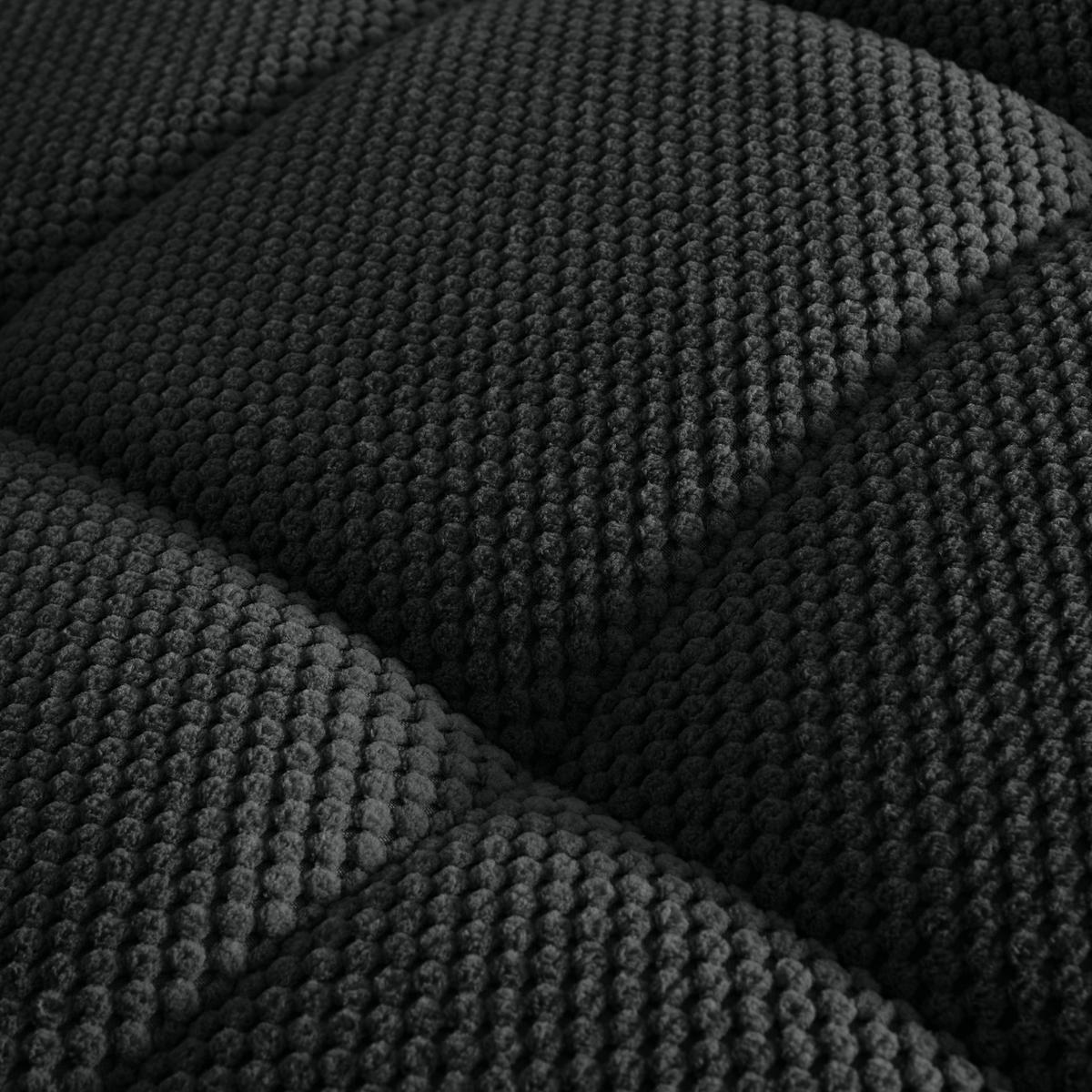 Relaxační válenda LAVANDA, černá, max. 120 kg - černá, Moderní, textil/plast (68/80/167cm) - Mömax