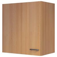 Kuchyňská horní skříňka NANO H 50 - barvy buku/barvy nerez oceli, Moderní, kompozitní dřevo/plast (50/54/32cm) - MID.YOU