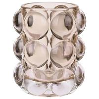 Stojan na svíčky LINUS - béžová, sklo (8,3/9,8cm) - Mömax