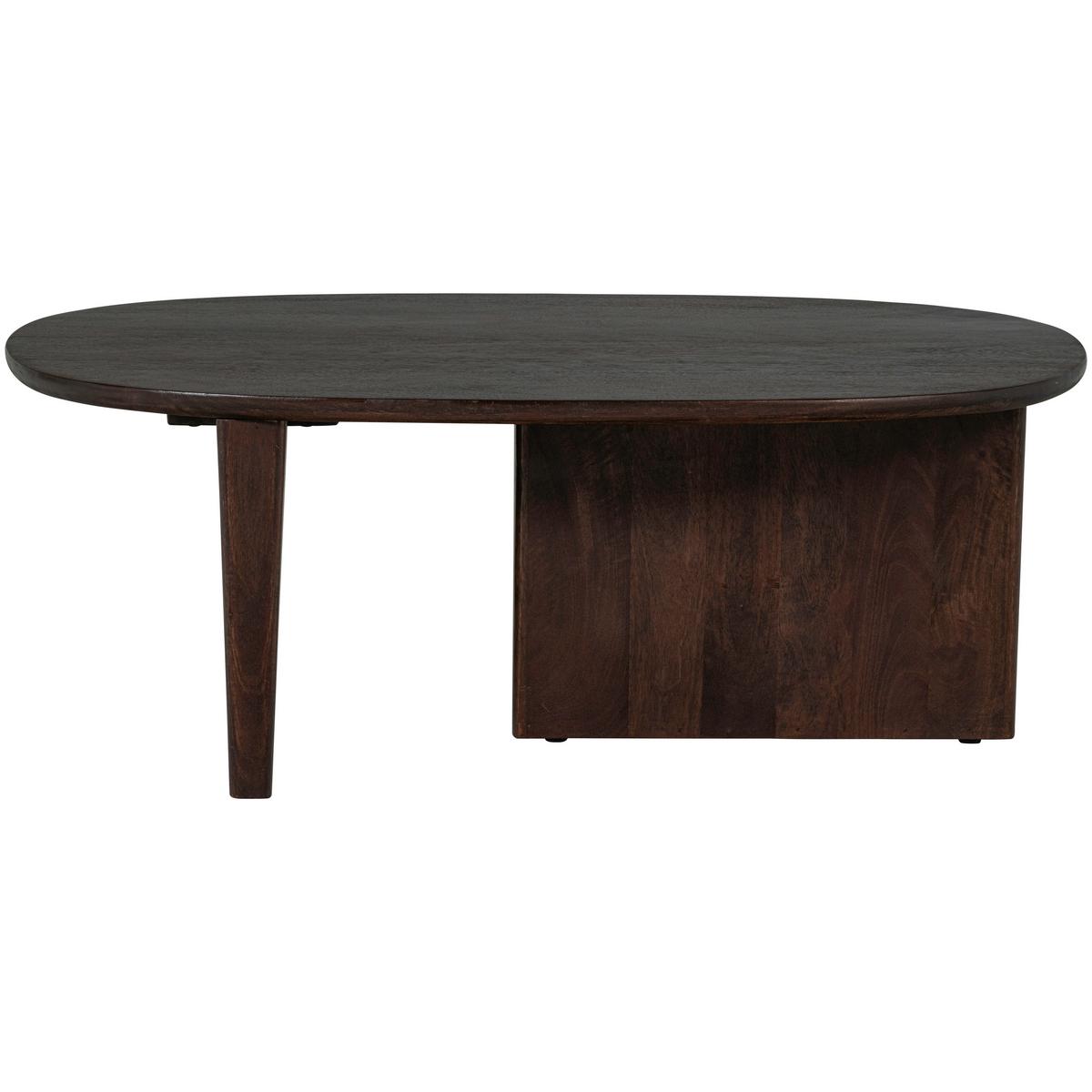 Couchtisch Seam Walnussfarben B: 110 cm - Walnussfarben, Design, Holz (110/60/40cm) - Livetastic