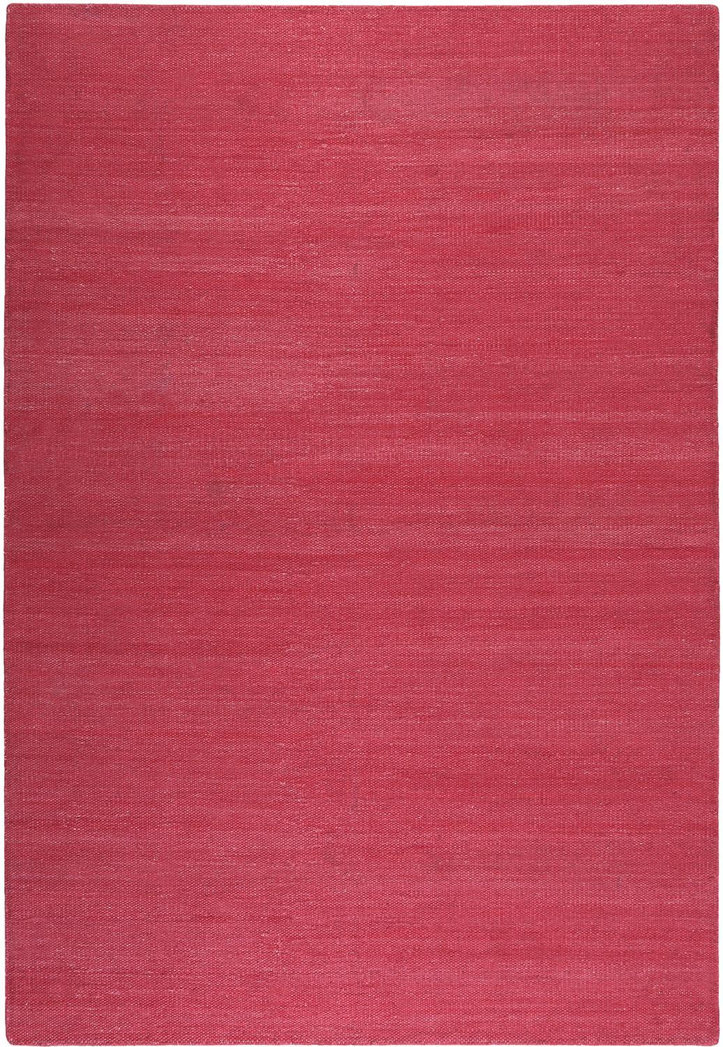 Handwebteppich Rosa Baumwolle Rainbow Kelim 160x230 cm - Dunkelrosa, KONVENTIONELL, Textil (160/230cm) - Esprit