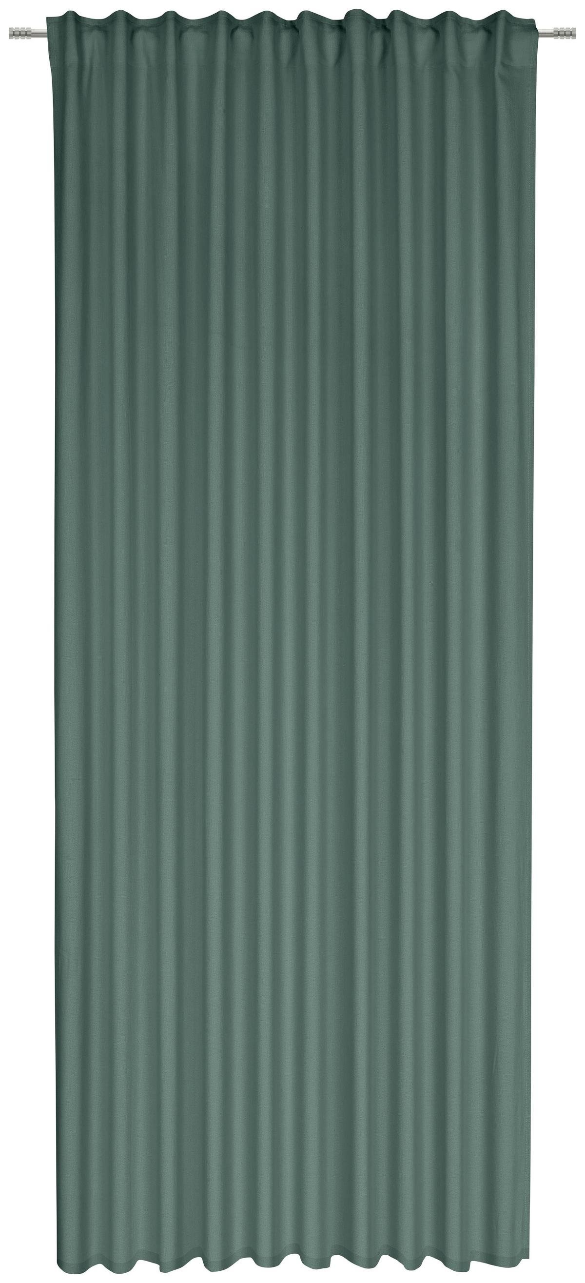 Hotový závěs Sila, 140/255cm, zelená - zelená, Moderní, textil (140/255cm) - Modern Living