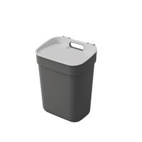 Odpadkový kôš CURVER READY TO COLLECT 10L - tmavosivá, Basics, plast (18,6/32,9/25cm) - Curver