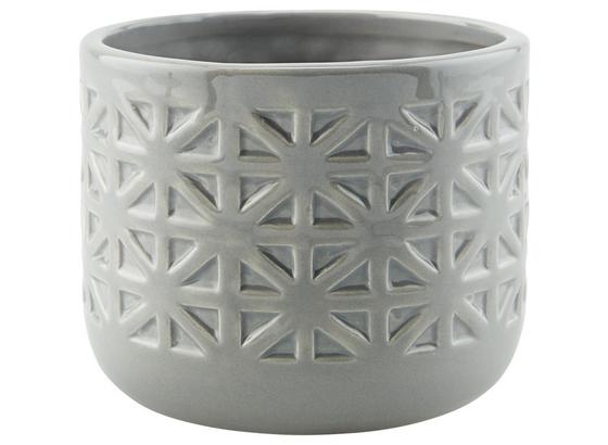 Übertopf Alexus - Weiß/Grau, Basics, Keramik (13/10,3cm) - Luca Bessoni Übertopf Alexus - Weiß/Grau, Basics, Keramik (13/10,3cm) - Luca Bessoni