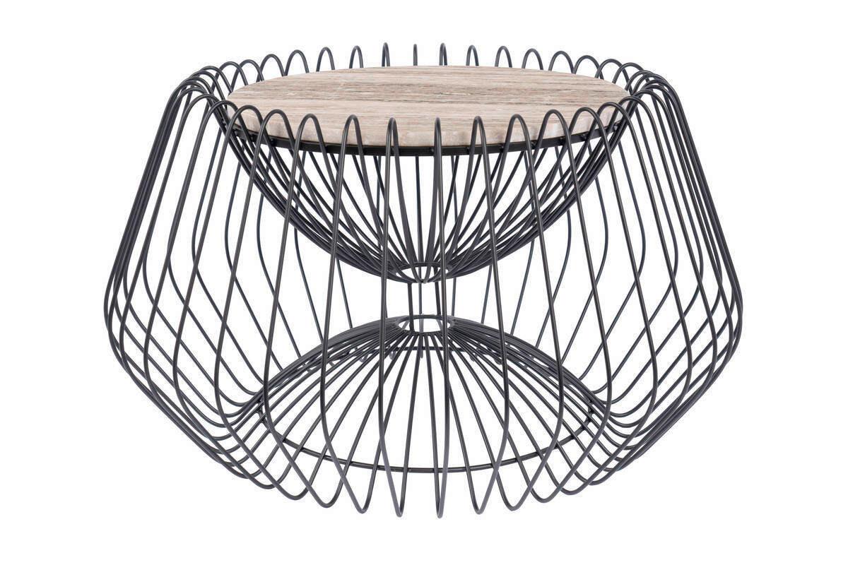 Beistelltisch Malibu Braun/schwarz