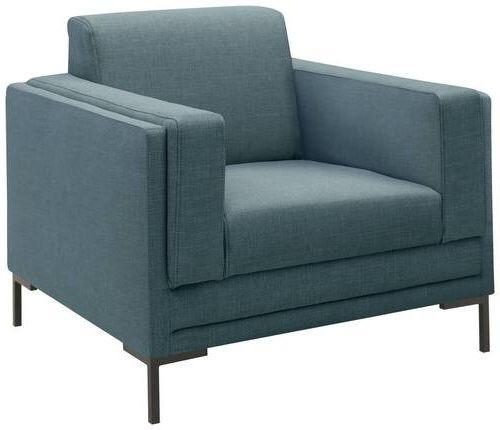 Sessel Looks Vii - Silberfarben/Petrol, Design, Textil (97/82/90cm) - LOOKS by W.Joop