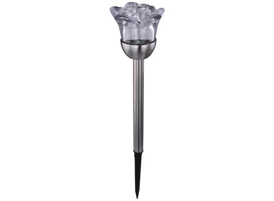 Solarleuchtenset Rose - Klar, MODERN, Kunststoff/Metall (8/36cm) Solarleuchtenset Rose - Klar, MODERN, Kunststoff/Metall (8/36cm)