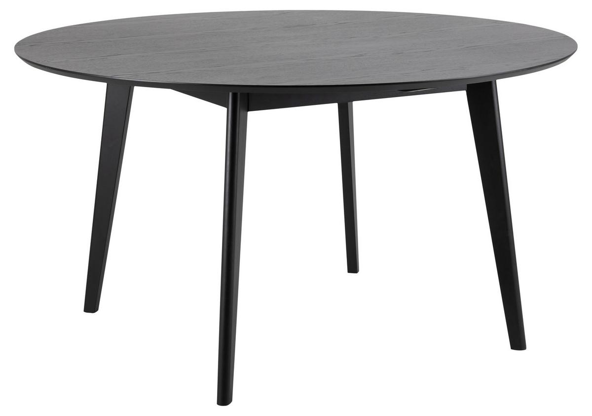 Jídelní stůl ROXBY dyha 140 cm - černá, Konvenční, kompozitní dřevo (140/76cm) - Livetastic