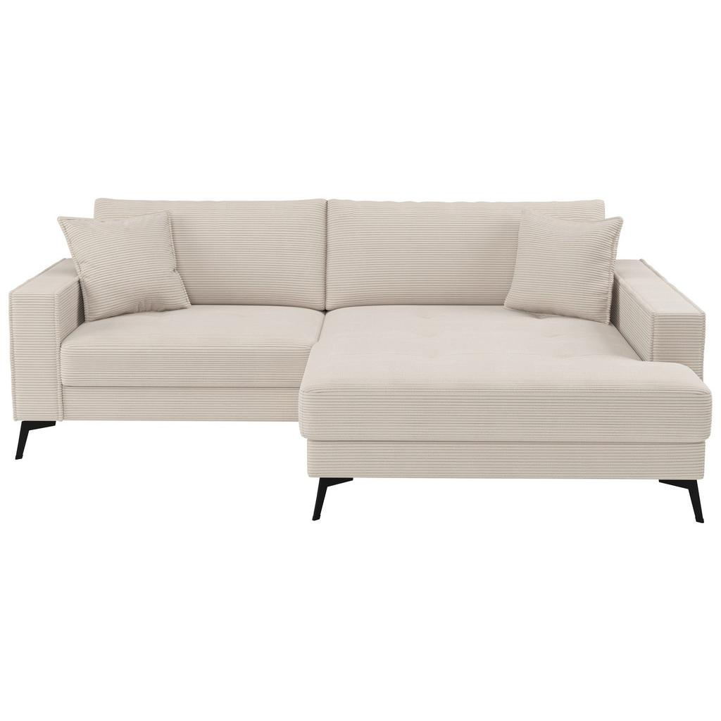 Ecksofa Ted Creme S: 228x174 cm