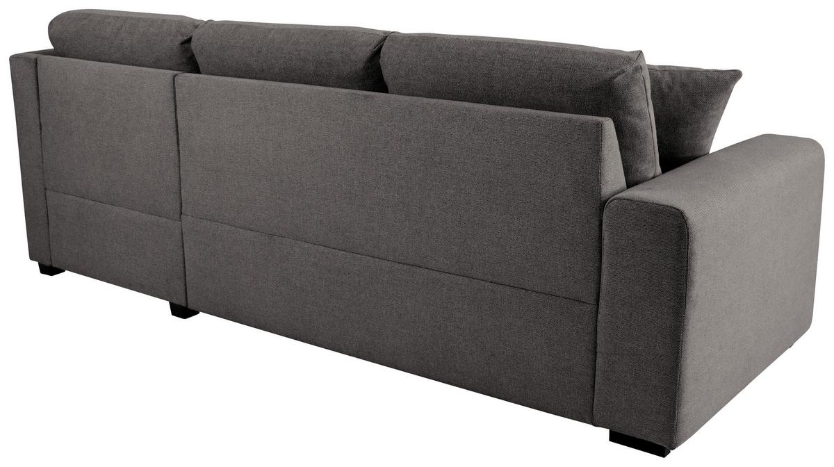 Ecksofa Lukas Dunkelgrau S: 239x158 Cm - Dunkelgrau, Trend, Textil (239/158cm)