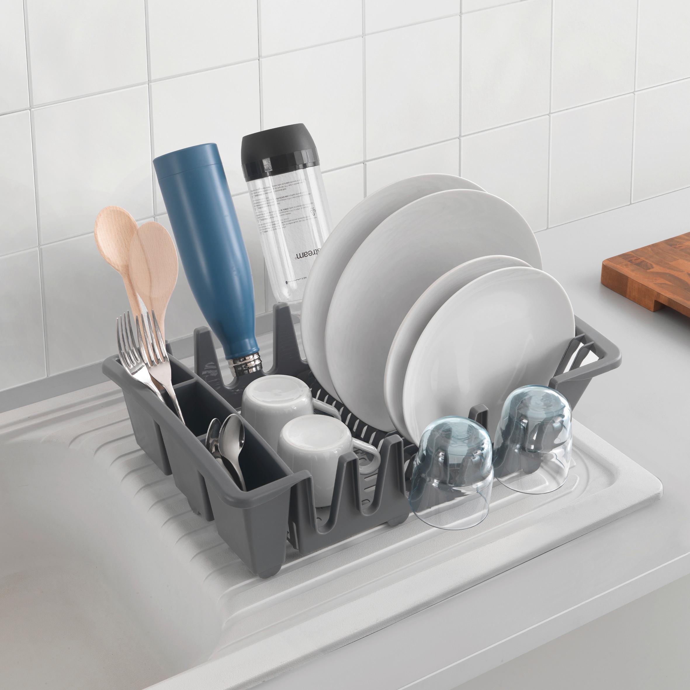 Spülorganizer Lea - Grau, Basics, Kunststoff (45/29/12cm)