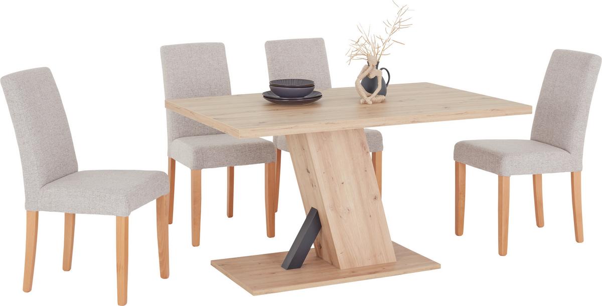 Esstisch Severin 138x90 Cm Eichefarben - Eichefarben, MODERN, Holzwerkstoff (138/76/90cm)