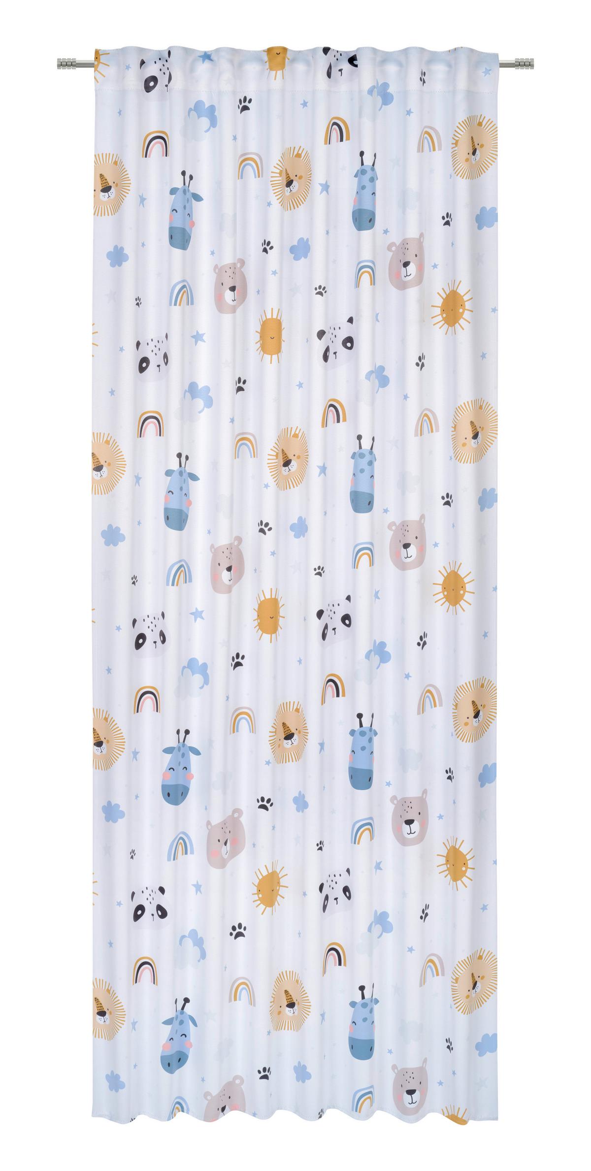 ZATEMŇOVACÍ ZÁVĚS Oscar, cca 135 x 245 cm - bílá, Konvenční, textil (135/245cm) - Mömax