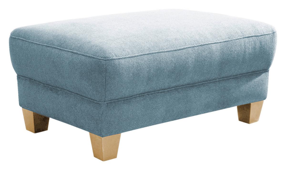 Hocker Gotland hellblau, 101x45x66 cm - Naturfarben/Hellblau, KONVENTIONELL, Textil (101/45/66cm) - Sit & More