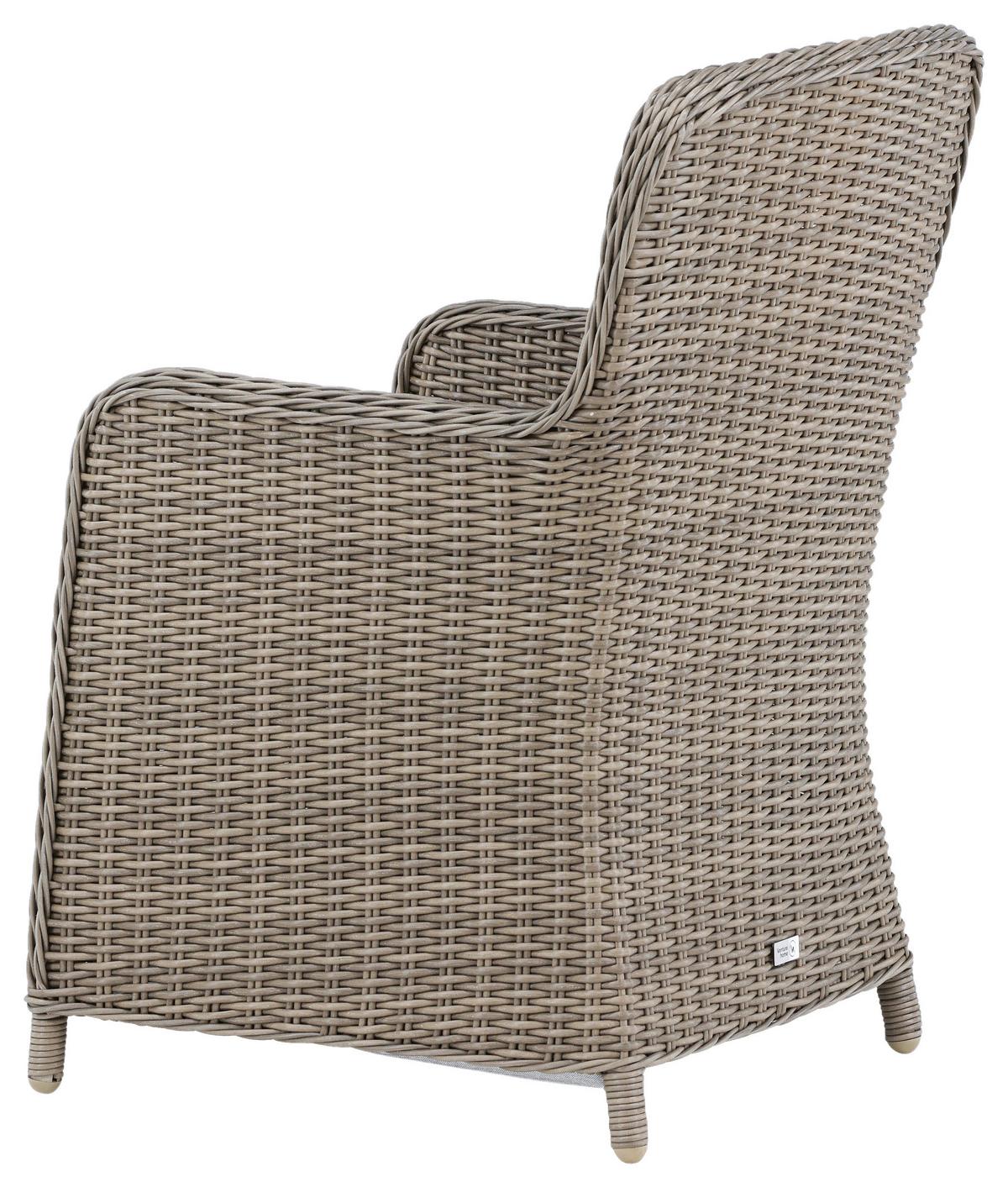 GARTENSTUHL-SET WEMBLEY - Braun, KONVENTIONELL, Kunststoff/Metall (62/94/66cm) - Gardenson