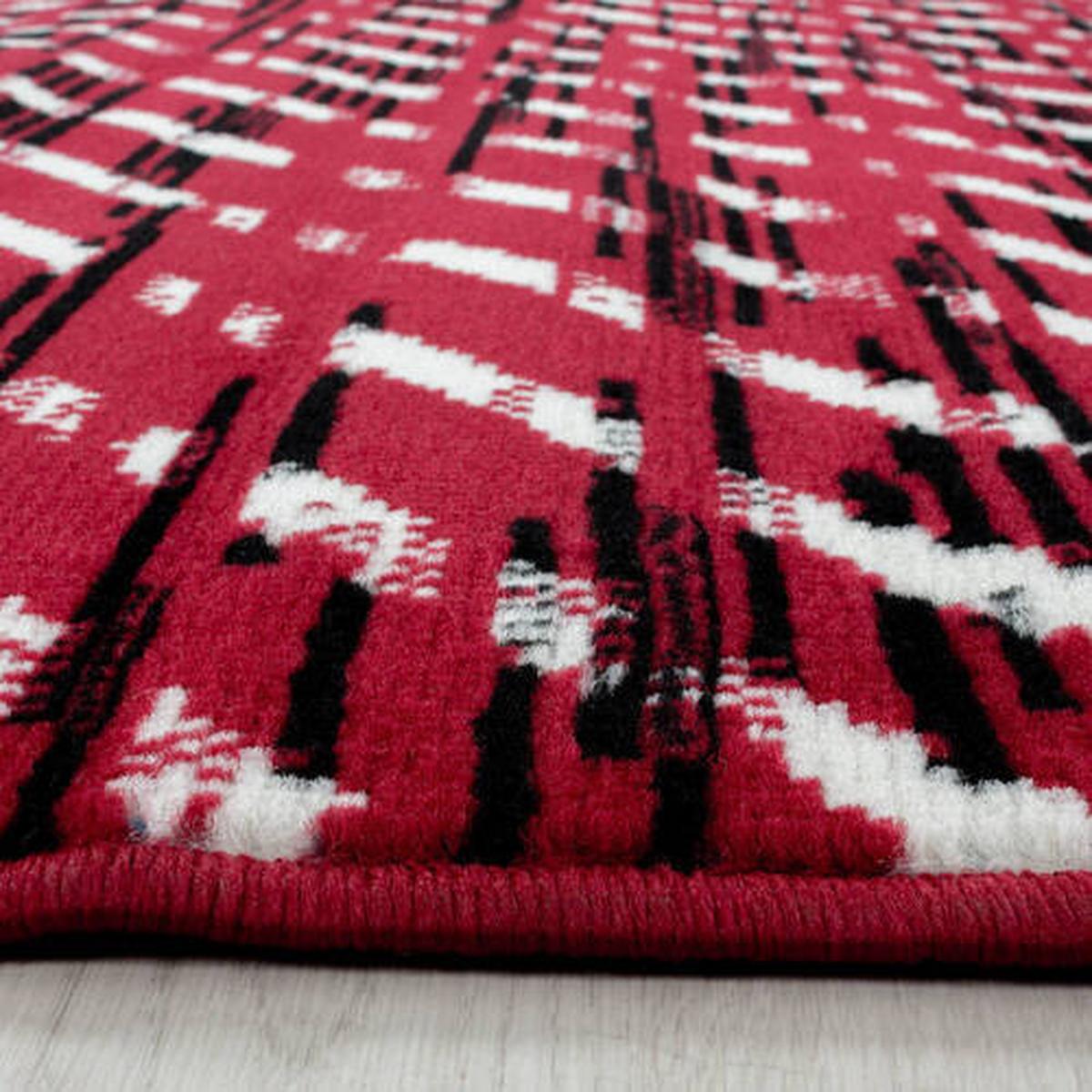 Webteppich Rot Naturfaser Base 140x200 cm - Rot, Design, Textil (140/200cm)