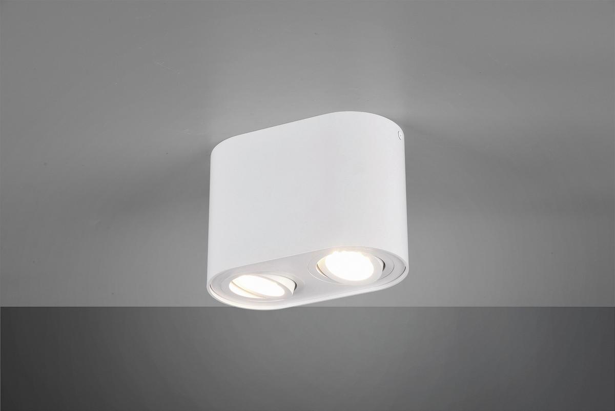 Aufbauleuchte Cookie B: 17,8 cm Weiß Max. 35 W - Design (17,8/12,5/9,6cm) - Trio Leuchten