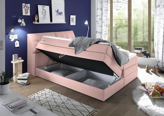 Boxspringbett 180 x 200 cm mit Bettkasten