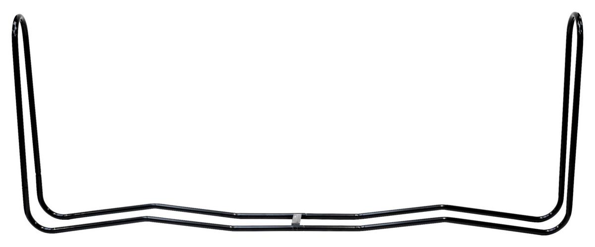 Regál na drevo 244cm - čierna, Basics, kov (244/99/25cm)