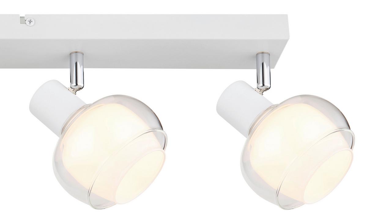 Strahler 54309-4w - Klar/Chromfarben, Design, Glas/Metall (56/10,5/13,5cm) - Globo