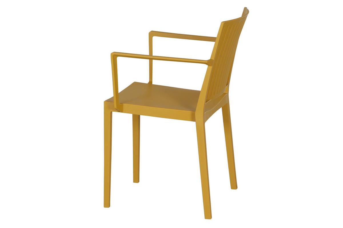 Stapelstuhl T20108 - Gelb, Basics, Kunststoff (57/80/56cm) - Siena Garden