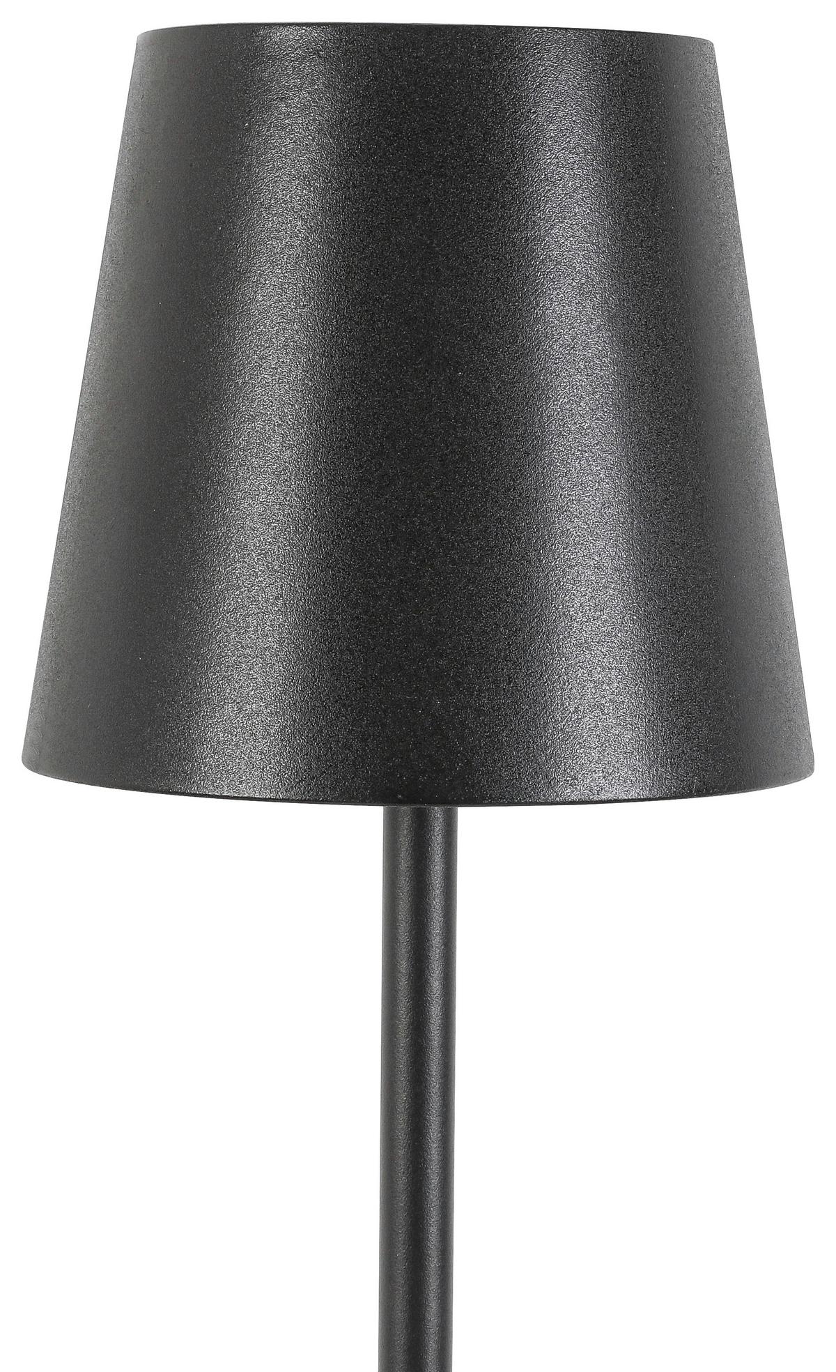 LED-Stehleuchte Loft - Schwarz, MODERN, Kunststoff/Metall (22/130cm) - Luca Bessoni