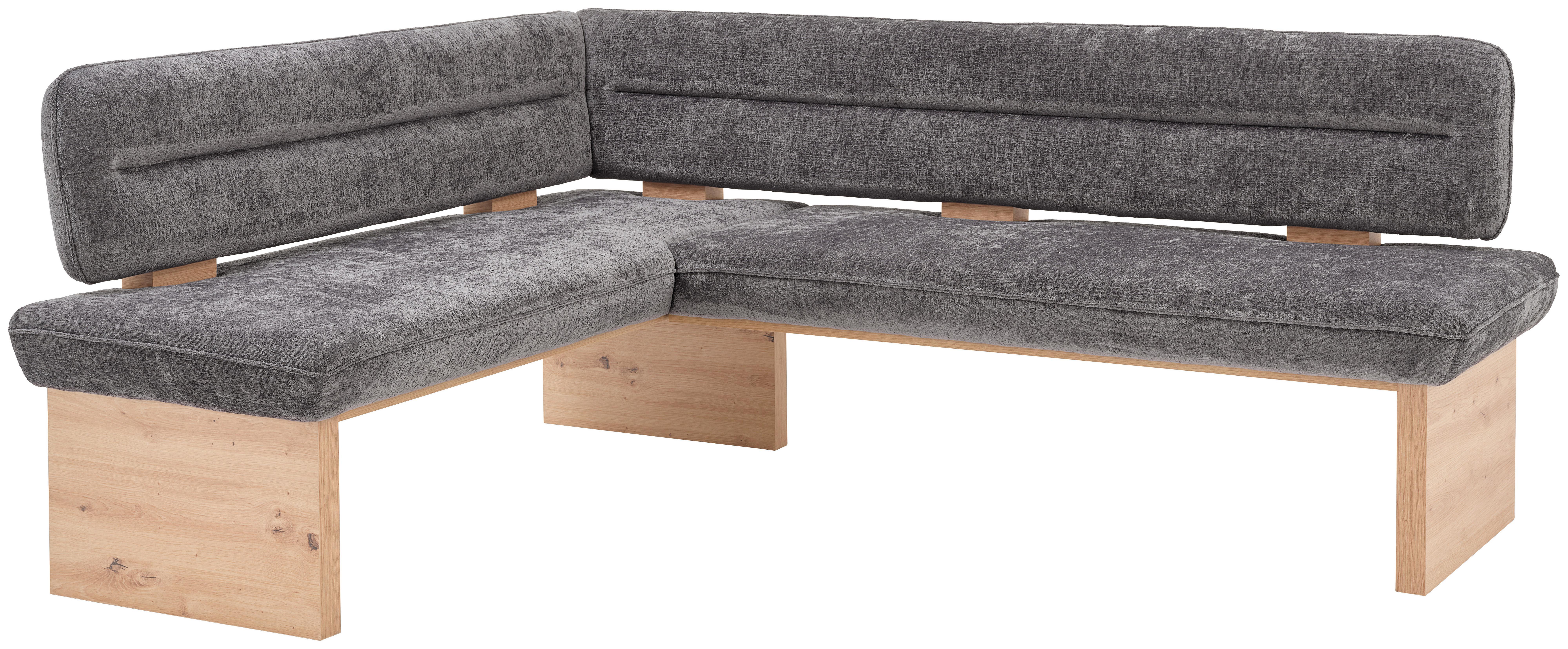 Eckbank Beluna Ii - Eichefarben/Anthrazit, KONVENTIONELL, Holz/Textil (170/212cm) - James Wood
