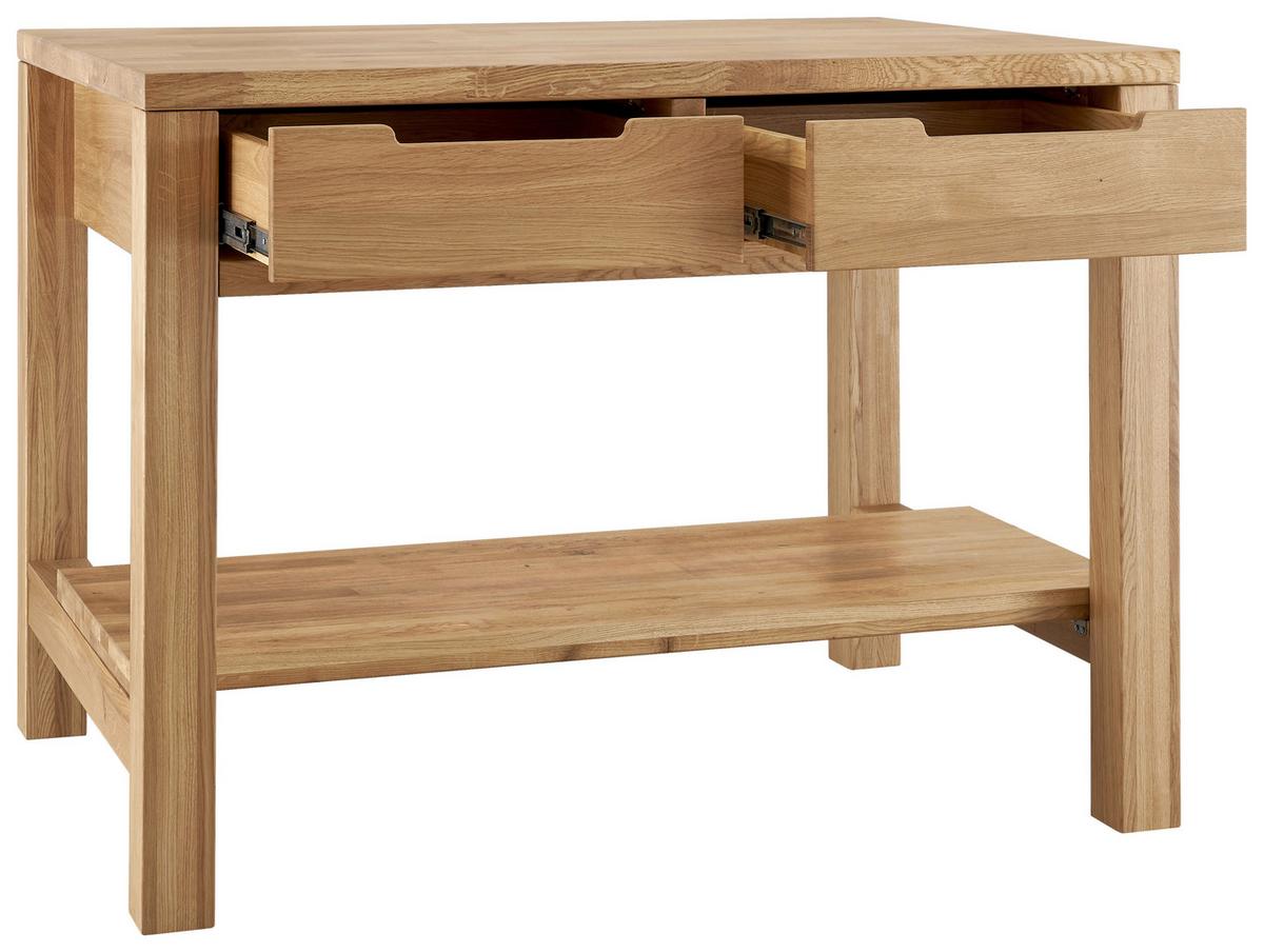 Kücheninsel Ponza Eiche Dekor B: 120 cm - Eichefarben, Basics, Holz (120/91/90cm) - MID.YOU