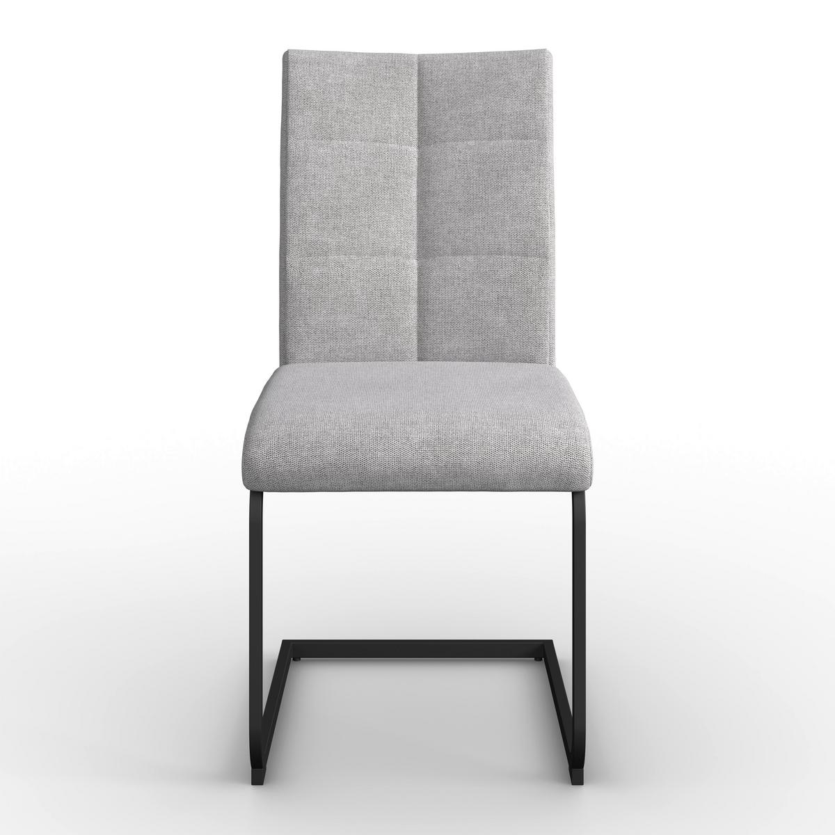 Houpací židle Colien COLIEN - černá/světle šedá, Moderní, kov/dřevo (46/94/62cm) - Bessagi Home