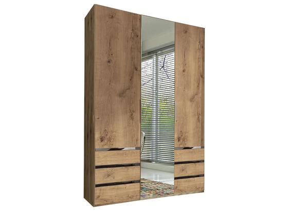 Drehtürenschrank mit Spiegel 150cm Level 36a, Eichendekor - Eichefarben, MODERN, Glas/Holzwerkstoff (150/216/58cm) Drehtürenschrank mit Spiegel 150cm Level 36a, Eichendekor - Eichefarben, MODERN, Glas/Holzwerkstoff (150/216/58cm)