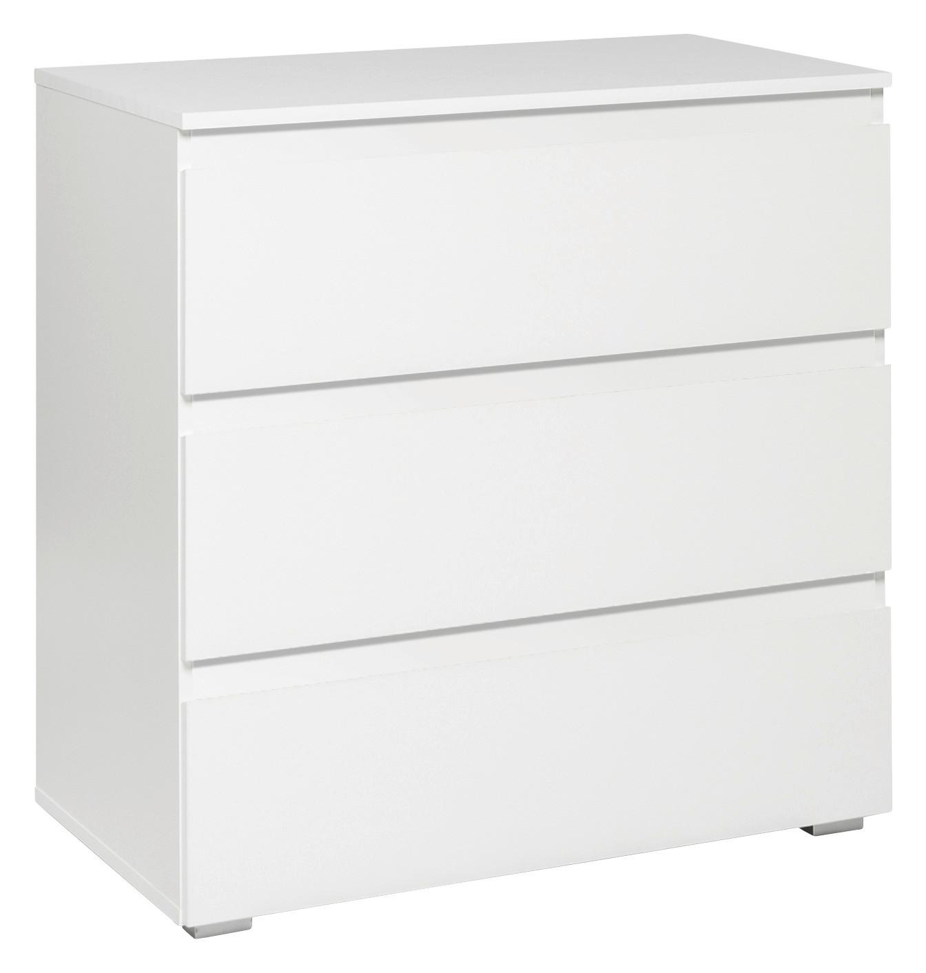 Komód Image 5 80/80 Cm - fehér, Konventionell, faalapú anyag (80/80/45cm) - Livetastic