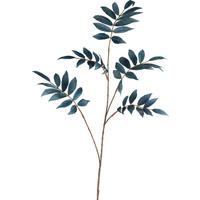 Umelá rastlina Výška: 82 cm - hnedá/kráľovská modrá, Basics, plast (82cm) - Mömax