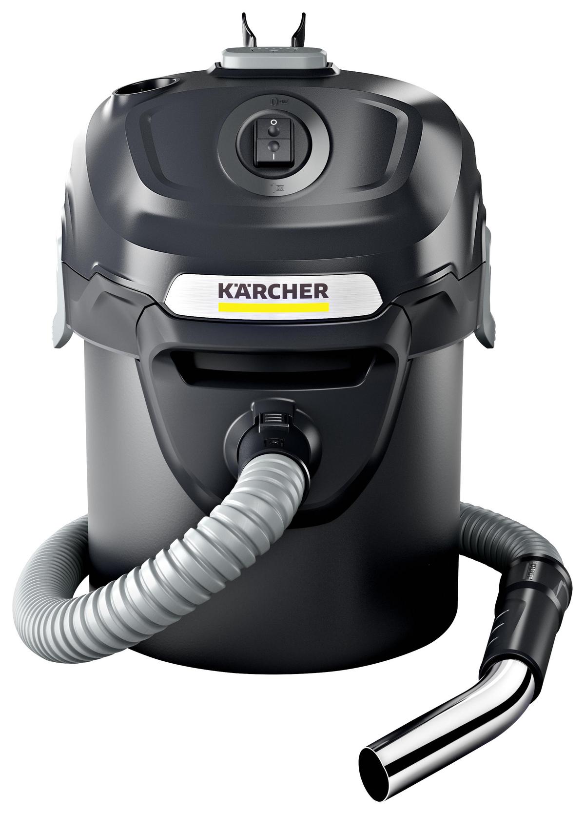 Aschesauger Mit Filterreinigungssystem 600 W - Schwarz, MODERN, Kunststoff (38/33,8/47,8cm) - Kärcher