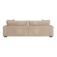 Megasofa Pelle-Megasofa - Wengefarben/Beige, Trend, Textil (261/124cm) - Luca Bessoni