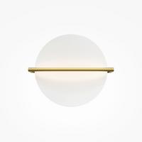 WANDLEUCHTE MIRA - Goldfarben/Weiß, MODERN, Metall (11,1/34/30cm) - MAYTONI