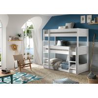 Etagenbett Scott - Weiß, MODERN, Holz (90/200cm) - Vipack