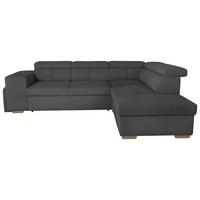 Ecksofa Sirius L anthrazit, 267x218cm - Eichefarben/Anthrazit, KONVENTIONELL, Holz/Holzwerkstoff (267/218cm)
