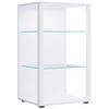 Vitrine Glasol Xxl B: 52 Cm Stehend Weiß - Schwarz/Weiß, MODERN, Glas/Holzwerkstoff (52/90/44cm) - MID.YOU