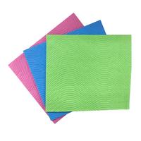 Schwammtuch Monika - Blau/Pink, KONVENTIONELL, Naturmaterialien/Textil (20/18cm) - Homezone